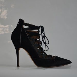 J.Crew Suede Lace Up Pump